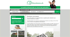 Desktop Screenshot of directimmo.ch